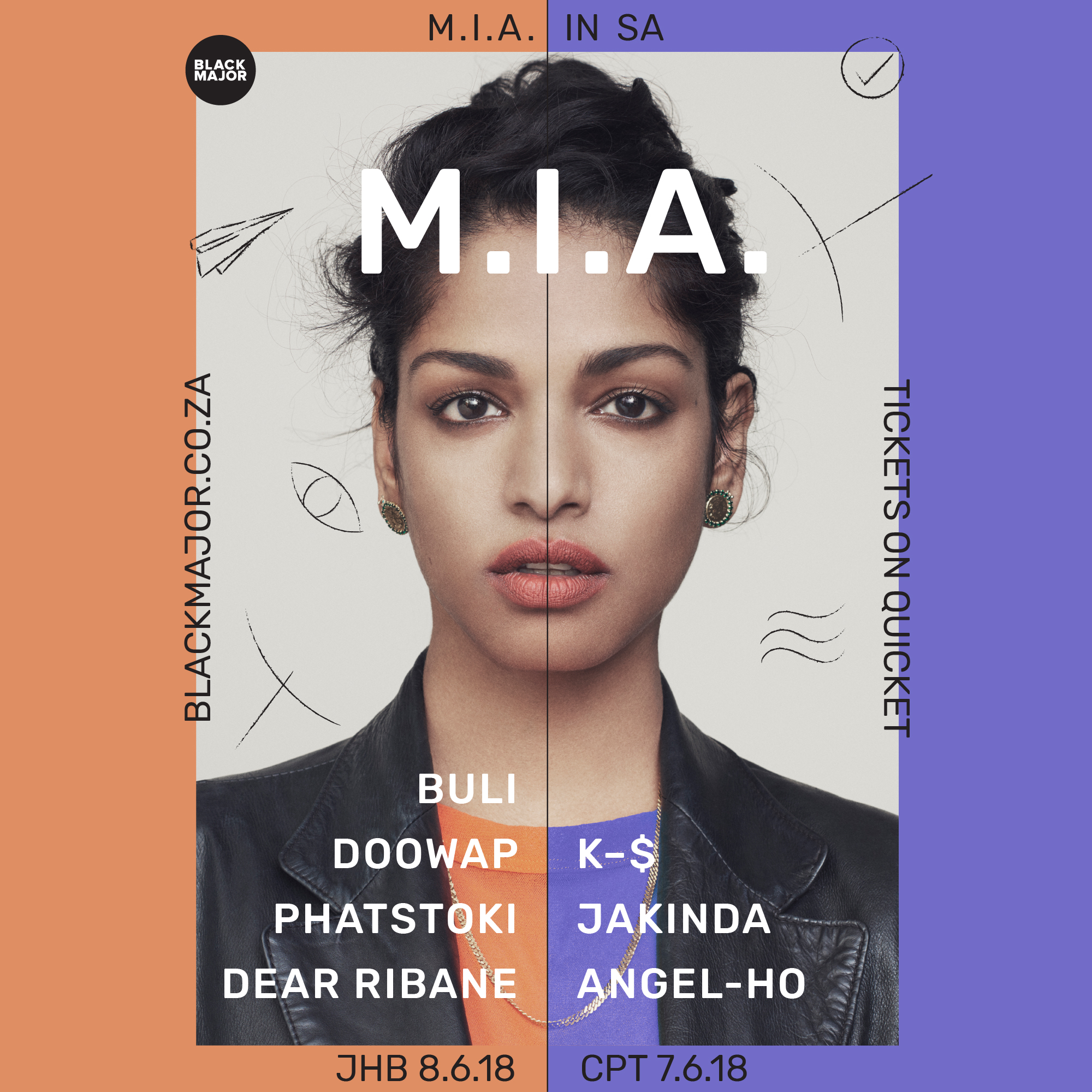 M.I.A comes to South Africa in June