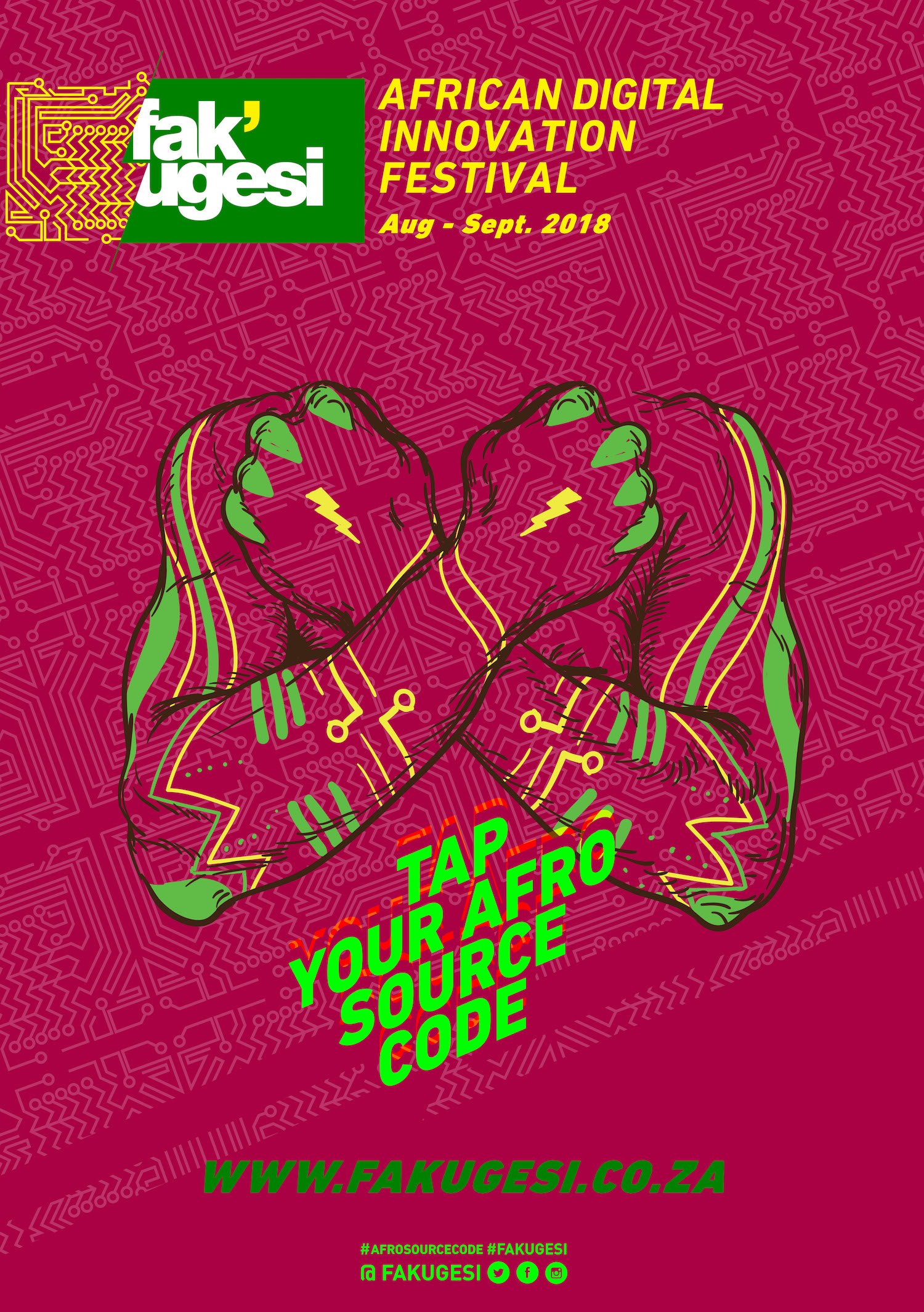 ‘Tap Your Afro Source Code’ – The Fak’ugesi 2018 Illustration Competition // Where Creativity and Innovation Meet