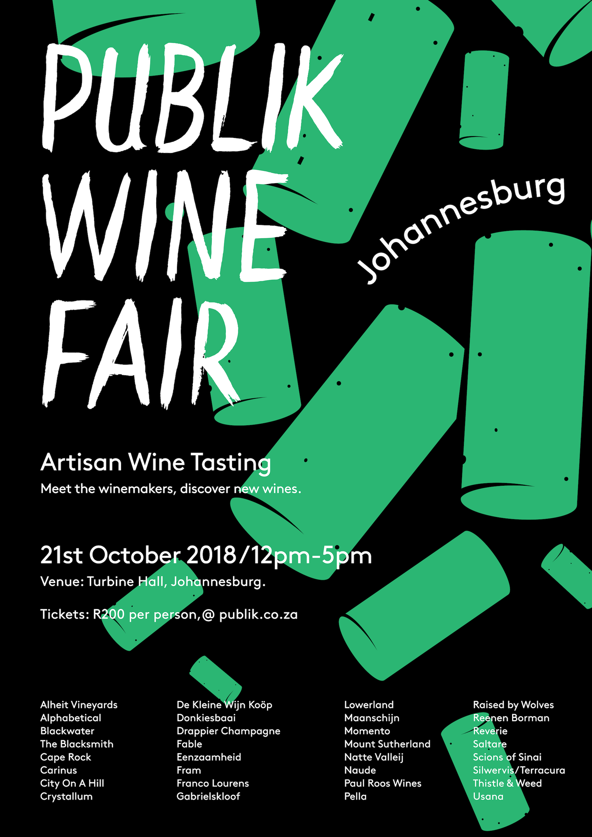 Publik Wine Fair Johannesburg â€“ An Event Celebrating Independently made Minimalist Wines and their Artisans